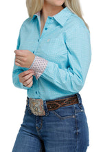 Load image into Gallery viewer, Women&#39;s Cinch Shirt Long Sleeve Teal

