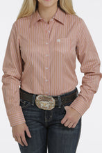 Load image into Gallery viewer, WOMEN&#39;S TENCEL BUTTON-DOWN WESTERN SHIRT - PINK Our Products: Women
