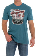 MEN'S ROADKILL DINER TEE - HEATHER BLUE