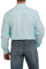 Load image into Gallery viewer, Cinch Men&#39;s Geometric Print Long Sleeve Button Down Shirt In Mint
