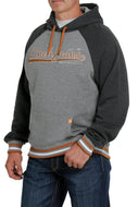 MEN'S FLEECE HOODIE - CHARCOAL/GRAY